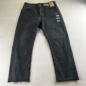 NWT Levi's 501 Size 31 x 26 Original Cropped Women's Jeans Medium Gray High-Rise